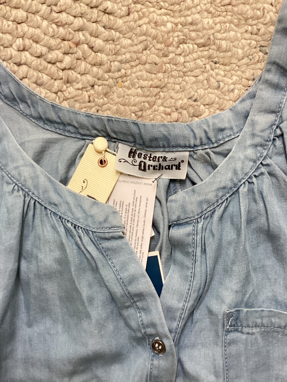 Hester & Orchard relaxed sleeveless top
Boho Coastal Cottagecore 3X - Picture 4 of 8